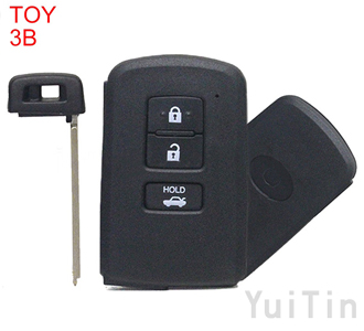 TOYOTA Camry Smart remote key shell 3 buttons 