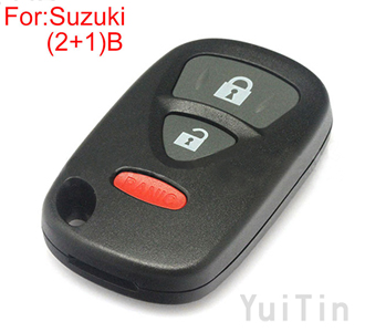 [SUZUKI] remote key shell （2+1）buttons
