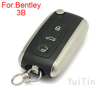 Bentley remote key shell 3 buttons (OEM）