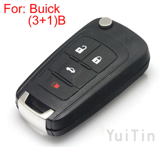 [BUICK] remote key shell (3+1)butons