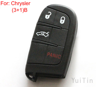 CHRYSLER remote key shell 3+1 button