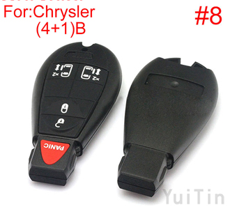 CHRYSLER cherokee remote key shell (4+1)buttons