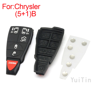 New [CHRYSLER] button rubber (5+1)buttons