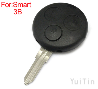 SMART remote key shell 3 buttons