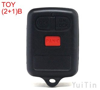 TOYOTA remote shell 2+1 button