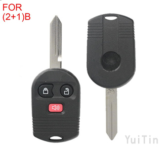 [FORD] modified remote key shell 3 button