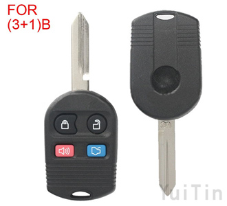 [FORD] modified remote key shell 4 button