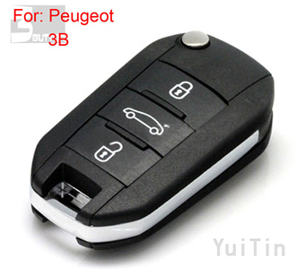 [PEUGEOT] 508 remote key shell 3 button