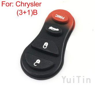 [CHRYSLER] 3+1 Button Rubber(10pcs/lot)