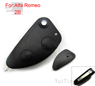Alfo-Romeo remote key shell 2 button
