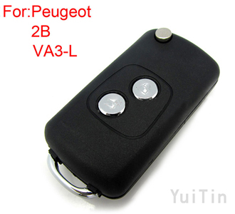 [PEUGEOT] remote key shell 2 button ( 206 )