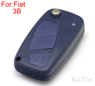 [FIAT] flip remote key shell 3 button