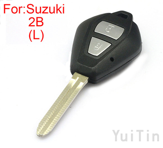 SUZUKI 2 button remote key shell