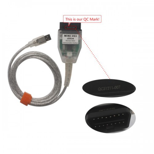 Cheap MINI VCI V10.30.029 Single Cable For Toyota Support Toyota TIS OEM Diagnostic Software