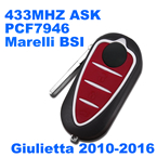Giulietta 3Btn Flip Pcf7946 433mhz M.Marelli