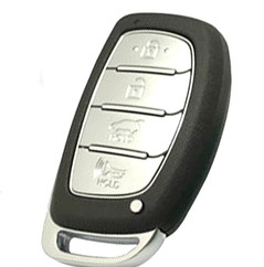4Buttons 433Mhz Remote Control Smart Key For Hyundai