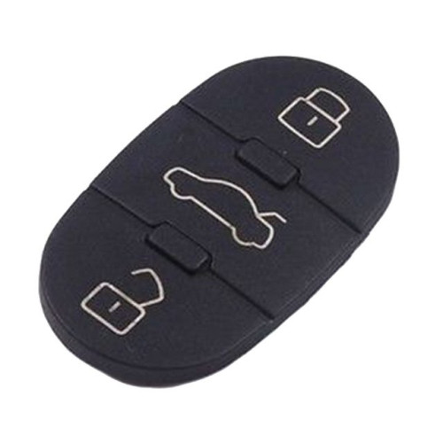 3 Buttons Remote Key Rubber Pad for Audi A4 A6 A8 TT