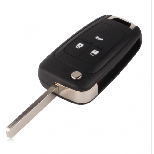 3 Buttons 315MHZ Flip Full Complete Remote Key For Cruze