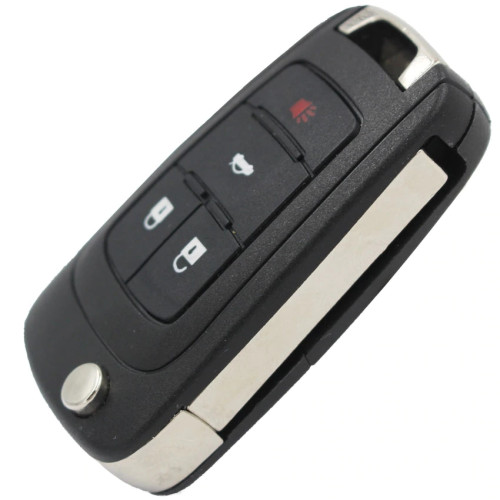 3+1 Buttons 315MHz Flip Keyless Entry Remote Key For Chevrolet