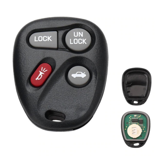 3+1 Buttons 315MHz Keyless Entry Remote key For Chevrolet