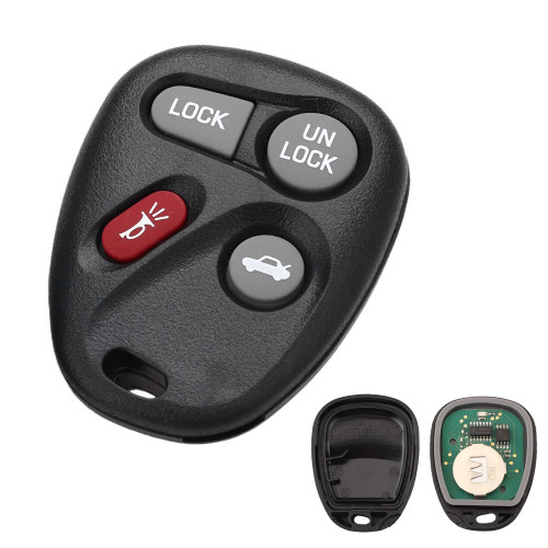 3+1 Buttons 315MHz Keyless Entry Remote key For Chevrolet