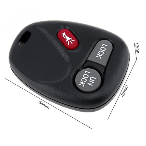 2+1 Buttons 315MHz Remote Key For Chevrolet