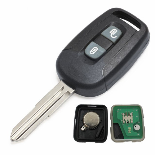 New Uncut Keyless Remote Key 2 Buttons 434MHz For Captiva