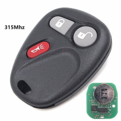 2+1 Buttons 315Mhz Remote Key For Chevrolet FCC ID:MYT3X6898B