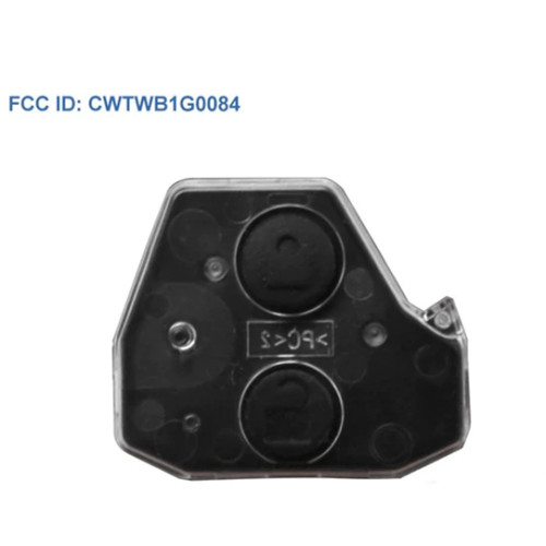 2 Buttons 433MHz Remote Key Blank For Perodua
