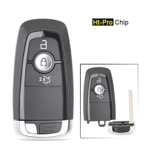 3 Buttons 433MHz Smart Remote Key For Mustang