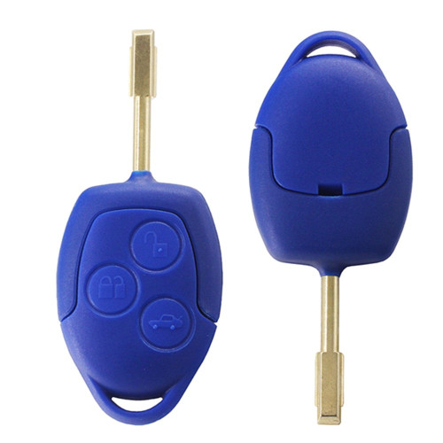 Blue 3 Buttons 433MHz Transit Remote Key For Ford