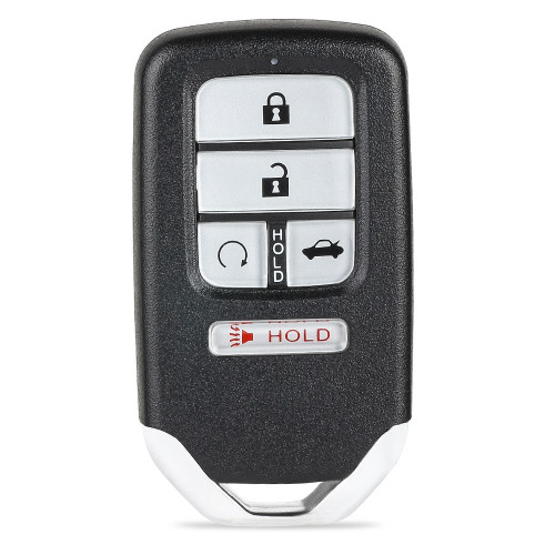 4+1 Buttons 433MHz New Replacement Smart Remote Key For Honda