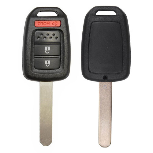 2+1 Buttons 313.8MHz Remote Key with PCF7961 HITAG 3 Chip For Honda