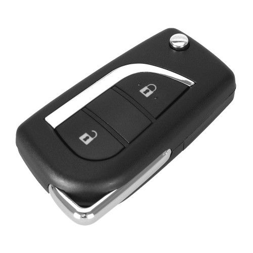 2 Buttons 433MHz Replacement Flip Remote Key For Toyota