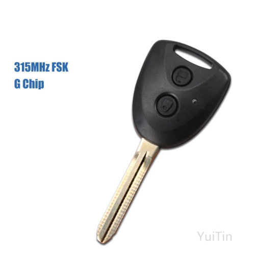 2btn 315MHz Remote Key For Toyota AVANZA