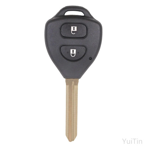 2 Buttons 314.4MHz Remote Key For Toyota Corrolla