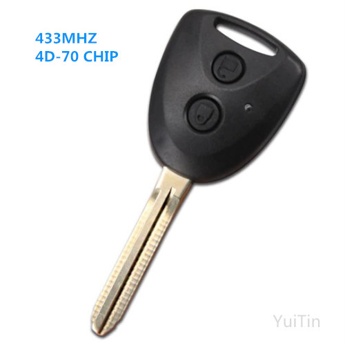 2btn 433MHz Remote Key For Toyota 