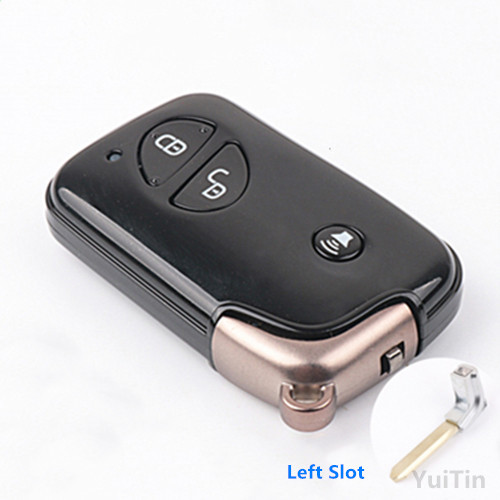 3 Buttons Smart Remote Key With horn button for BYD G3 F0 F3 L3 Replacement Remote Car Key Blanks with key blade(Left slot)