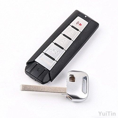 5 Buttons 433MHz Replacement Remote Key For Great Wall Wey VV7 With ID46 Chip Uncut Blade 