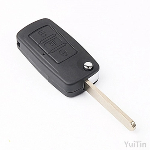New 3 Buttons Replacement flip Remote Key Shell For Great Wall H6 Uncut Blade Key Blank Without Chips(Diesel)