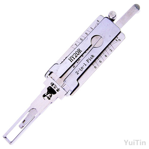 Original Lishi 2 in 1 Korean Hyundai HY20R Lock Pick And Decoder Together 2 in 1 Used for Korea Hyundai