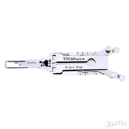 HOT SALE LISHI TOY48 2 in 1 Auto Lock Pick and Decoder Locksmith Tool to Opel Lock 