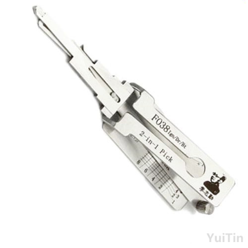 LISHI FO38 2-in-1 Auto Pick And Decoder For Ford/Lincoln Locksmith Lock Pick Auto Pick Set