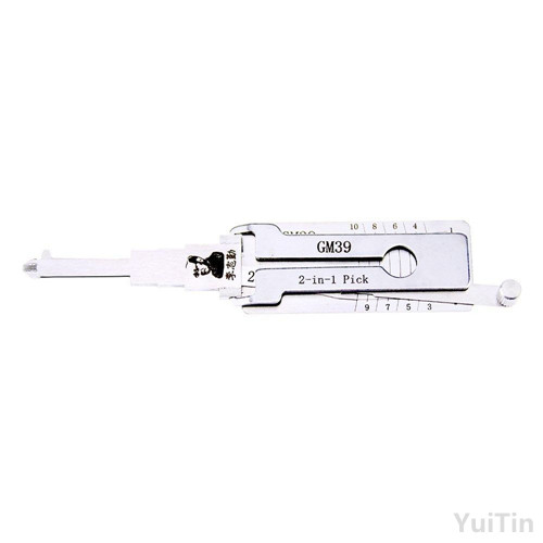 Original LISHI GM39 2 in 1 Auto Lock Pick and Decoder Locksmith Tool