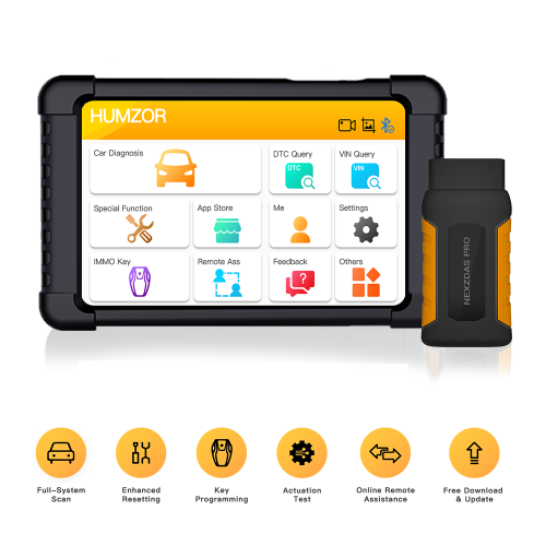 Pre-order Humzor NexzDAS Pro Bluetooth 10inch Tablet Full System Auto Diagnostic Tool Professional OBD2 Scanner