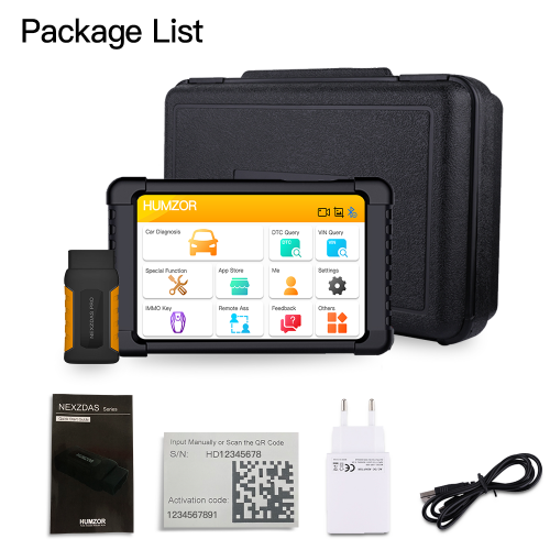Pre-order Humzor NexzDAS Pro Bluetooth 10inch Tablet Full System Auto Diagnostic Tool Professional OBD2 Scanner