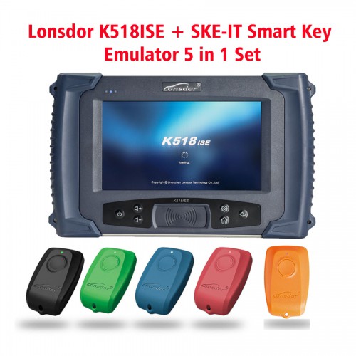 Lonsdor K518ISE Programmer Plus SKE-IT Smart Key Emulator 5 in 1 Set Full Package