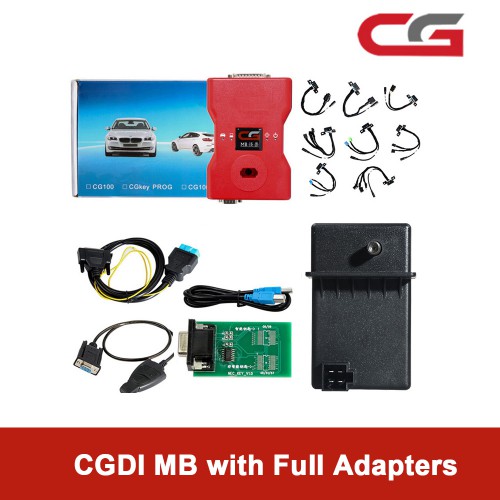 UK Ship CGDI Prog MB Benz Key Programmer Support All Key Lost with Full Adapters for ELV Repair