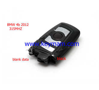 BMW 4 button smart key 315MHZ 2012(black)