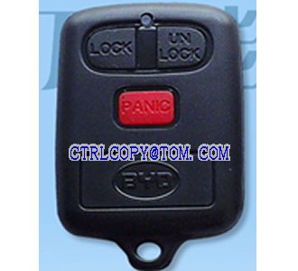 BYD 3 Button Remote Shell